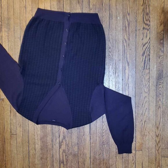 VINTAGE  90s Wool blend COBAIN grandpacore Cardigan! Grunge Era - Picture 8 of 8